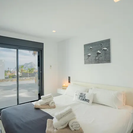 Villa Costablancadreams White Flamingo In